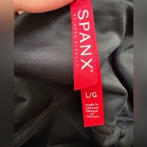 SPANX faux leather leggings size L